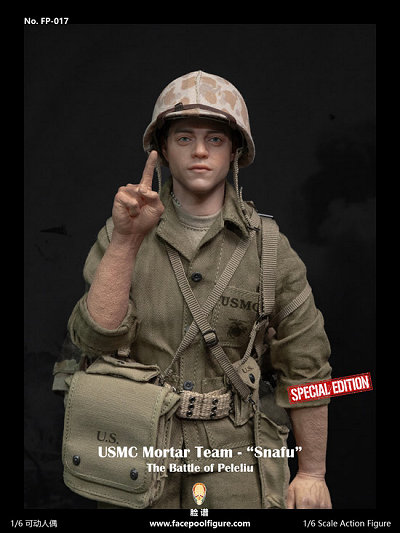 1/6 WWII アメリカ海兵隊 迫撃砲兵 メリエル・“スナフ”・シェルトン伍長 ペリリュー島の戦い DX ver.（FP-017B）