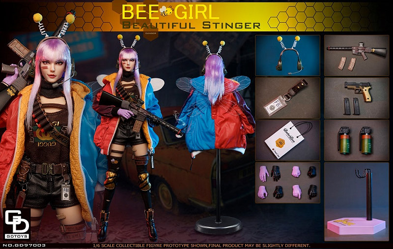  1/6 Female Agent Bee Girl（GD-97003）