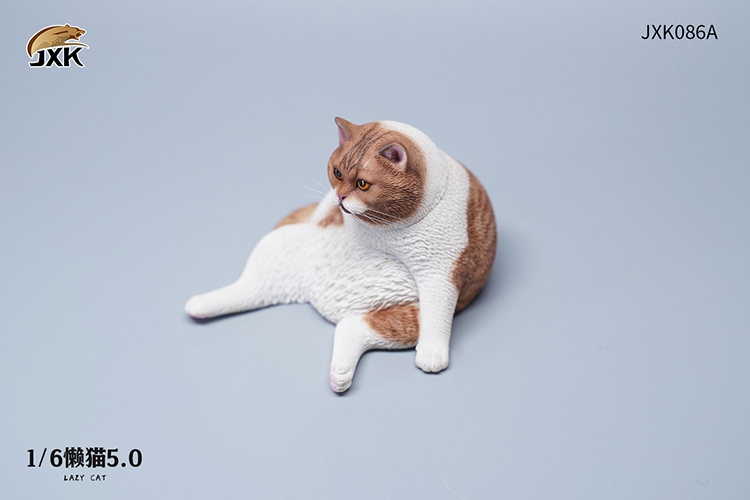 1/6 スコ座り猫 A　＆　ソファー（茶＆白）JXK086A