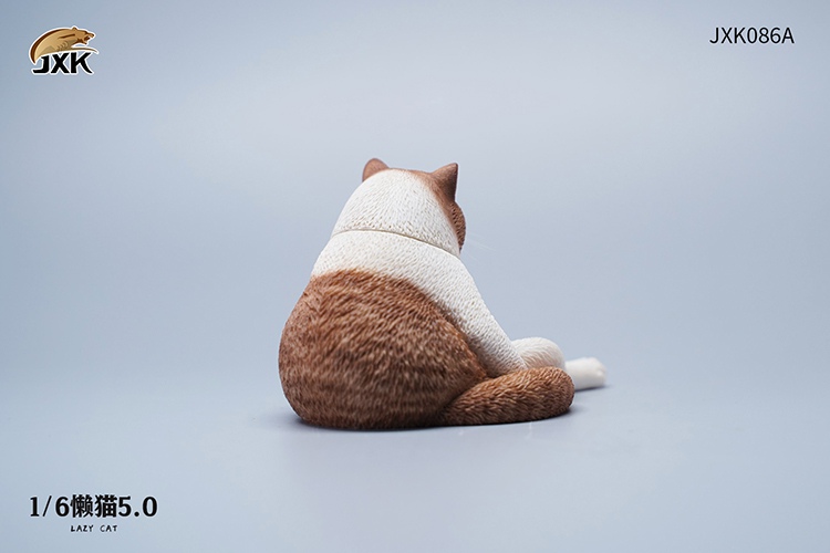 1/6 スコ座り猫 A　＆　ソファー（茶＆白）JXK086A