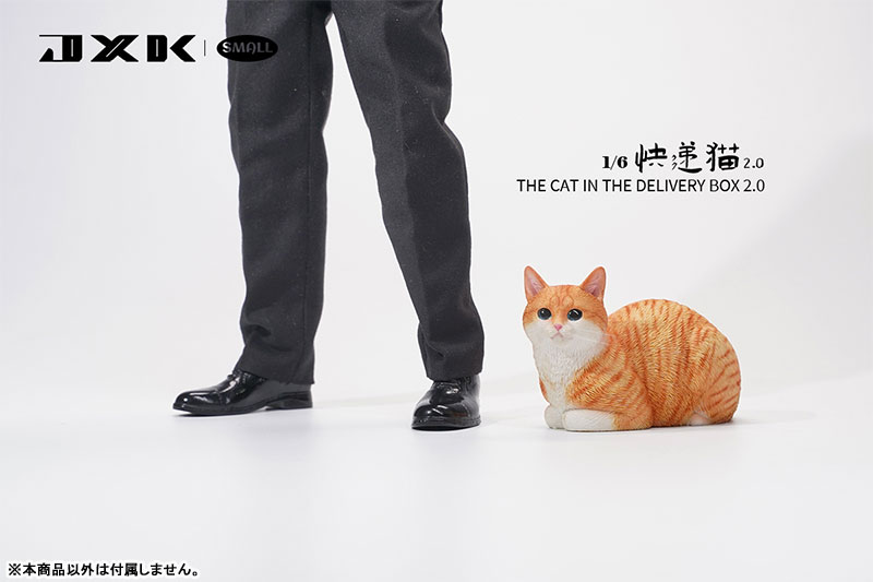 1/6 スモール 猫 イン・ザ・ダンボール 2.0 A Orange Stripe（JS-2302A）