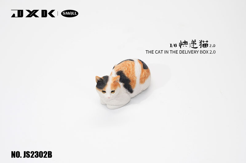 1/6 スモール 猫 イン・ザ・ダンボール 2.0 B Tri-Color（JS-2302B）