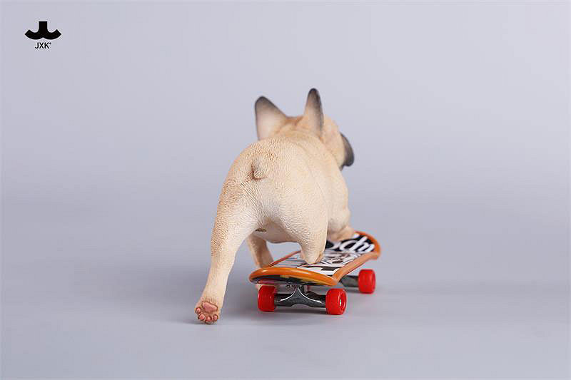 1/6 スケートボーディング フレンチブルドッグ B（JXK243B）