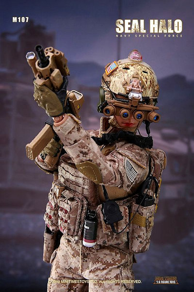 1/6 Navy Special Force Seal Halo アメリカ海軍特殊部隊 女性隊員（MT-M017）