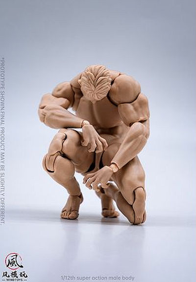 1/12 スーパーフレキシブル男性素体A / アジアンスキン(WT-001B)