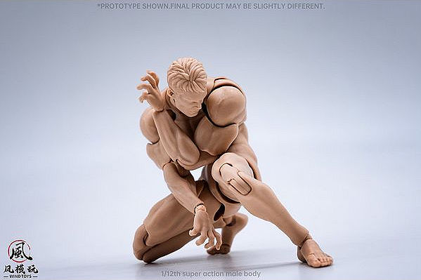 1/12 スーパーフレキシブル男性素体A / アジアンスキン(WT-001B)