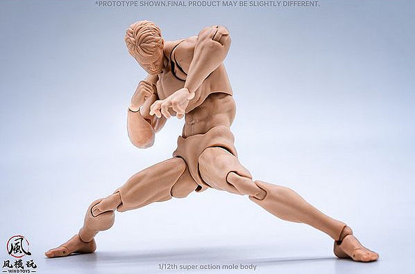 1/12 スーパーフレキシブル男性素体A / アジアンスキン(WT-001B)