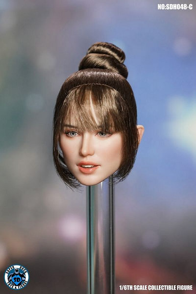 1/6 �E�F�X�^�������w�b�hC�iBrown Hairbuns�jSD-H048C